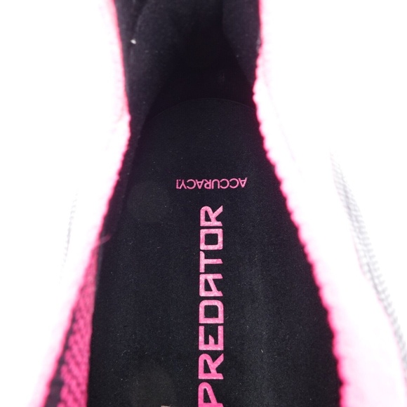 NEW Size 12 Men's adidas Predator Accuracy.1 FG Soccer Cleats GW4569 Core Black - Picture 6 of 8